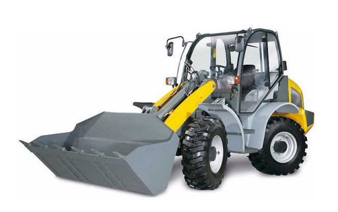 Hjullaster firehjulsstyrt diesel < 8 tonn